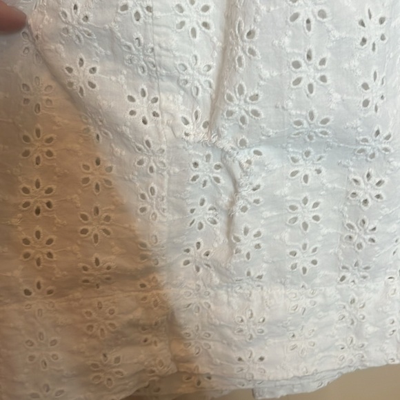 Free People White Lace Maxi Dress / size XS preowned cap sleeves - Picture 9 of 10